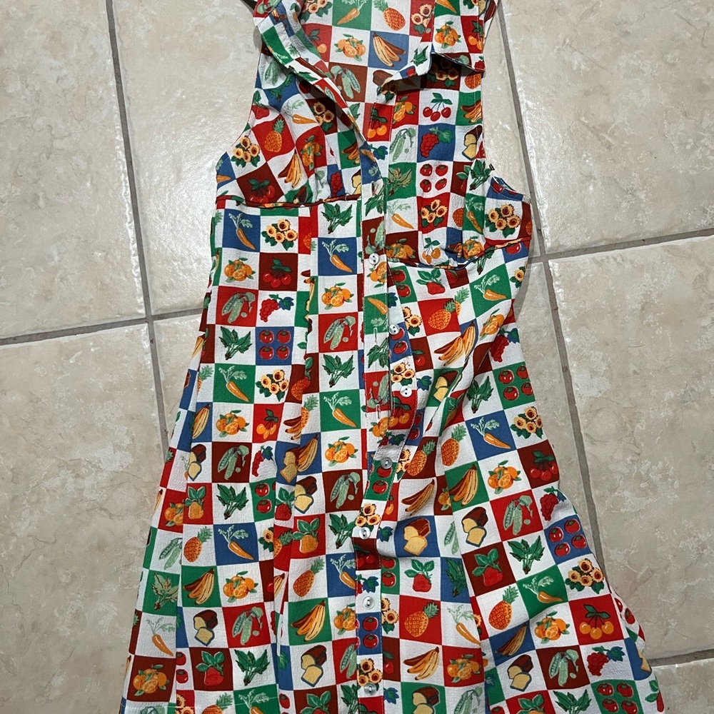 Urban Outfitters Fruit and Floral Print Shirt